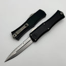 Microtech Knives Mini Hera Full Serrated Stonewash Bayonet M390MK w/ Black Handle 1701M-12
