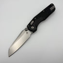 Pre-Owned Microtech MSI RAM LOK Mini Proof Run Black Frag Aluminum Handles w/ Stonewash M390MK 210M-10FRSPR