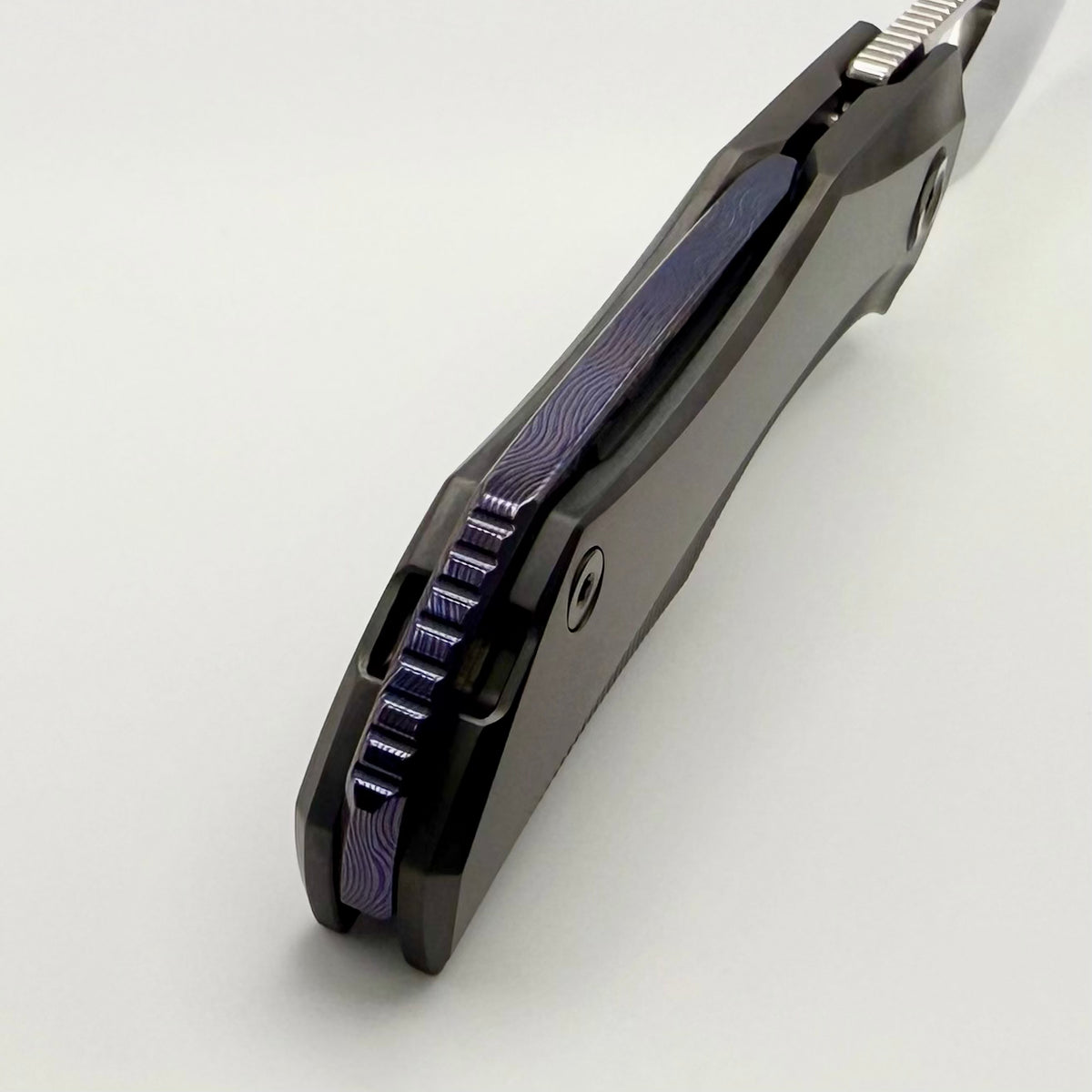 Poikilo Blade Anarcnide Fenrir Midtech DLC Titanium Handle & Mirror St