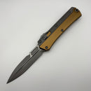 Pre-Owned Microtech Glykon Apocalyptic Standard Bayonet w/ Apocalyptic Overlay & Tan Handle 184-10APTA