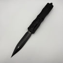 Pre-Owned Microtech Dirac Delta Double Edge Black Tactical Standard 227-1T