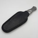 TRM Javelin Titanium Fixed Blade w/ Leather Sheath