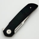 Reate Knives Remedy Fat Carbon Black Glass Handle w/ Belt Satin Elmax