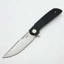 Reate Knives Remedy Fat Carbon Black Glass Handle w/ Belt Satin Elmax