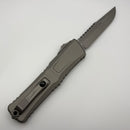 Pre-Owned Microtech Knives Combat Troodon Gen III Interceptor "Titanium Gray" Cerakote Signature Series 1217-1CTGS