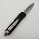 Pre-Owned Microtech UTX-85 Double Edge Stonewash Standard & Black 232-10