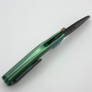Reate Knives VK-Frok Green Titanium Handle w/ DLC Elmax