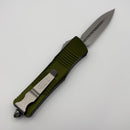 Pre-Owned Microtech Troodon D/E Stonewash Standard & OD Green 138-10OD