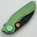 Reate Knives VK-Frok Green Titanium Handle w/ DLC Elmax