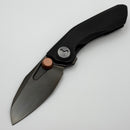 Reate Knives VK-Frok PVD Titanium Handle w/ Satin DLC Elmax