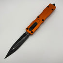 Pre-Owned Microtech Dirac Delta Orange Handle w/ Black D/E 227-1OR