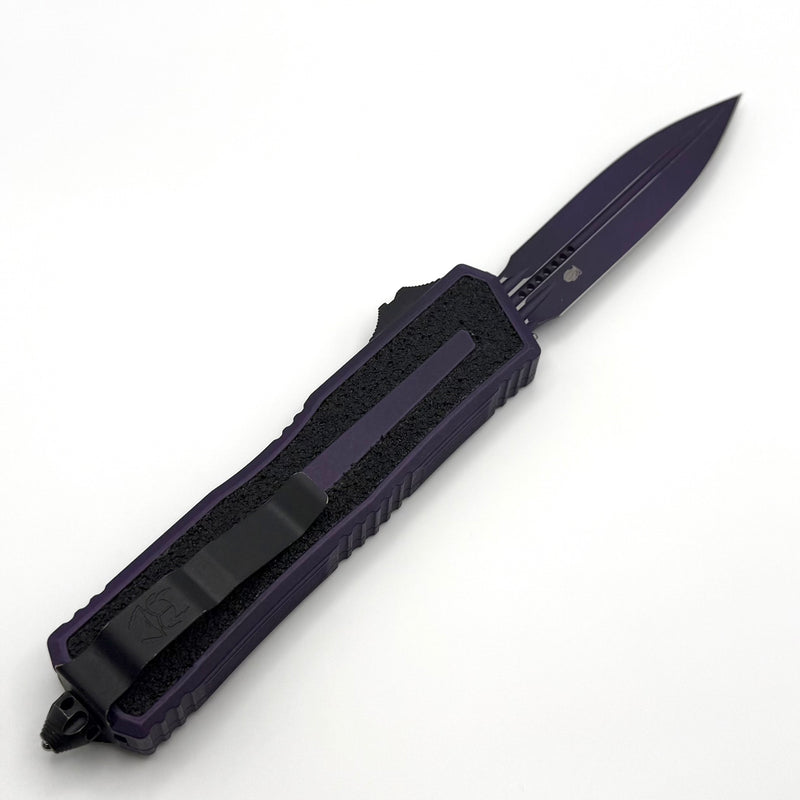 Grenade Blem Microtech Scarab 2 Gen 3 D/E Weathered Purple 1280-1WPU