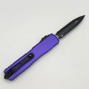Factory Blem Microtech Ultratech Gen IV D/E Tactical Full Serrated w/ Purple Handle 11224-3PU