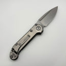 Pre-Owned Microtech Marfione Select LUDT Gen III Slab Side Titanium Handles w/ Bronze Accents & Stonewash S/E 1135-10MS7