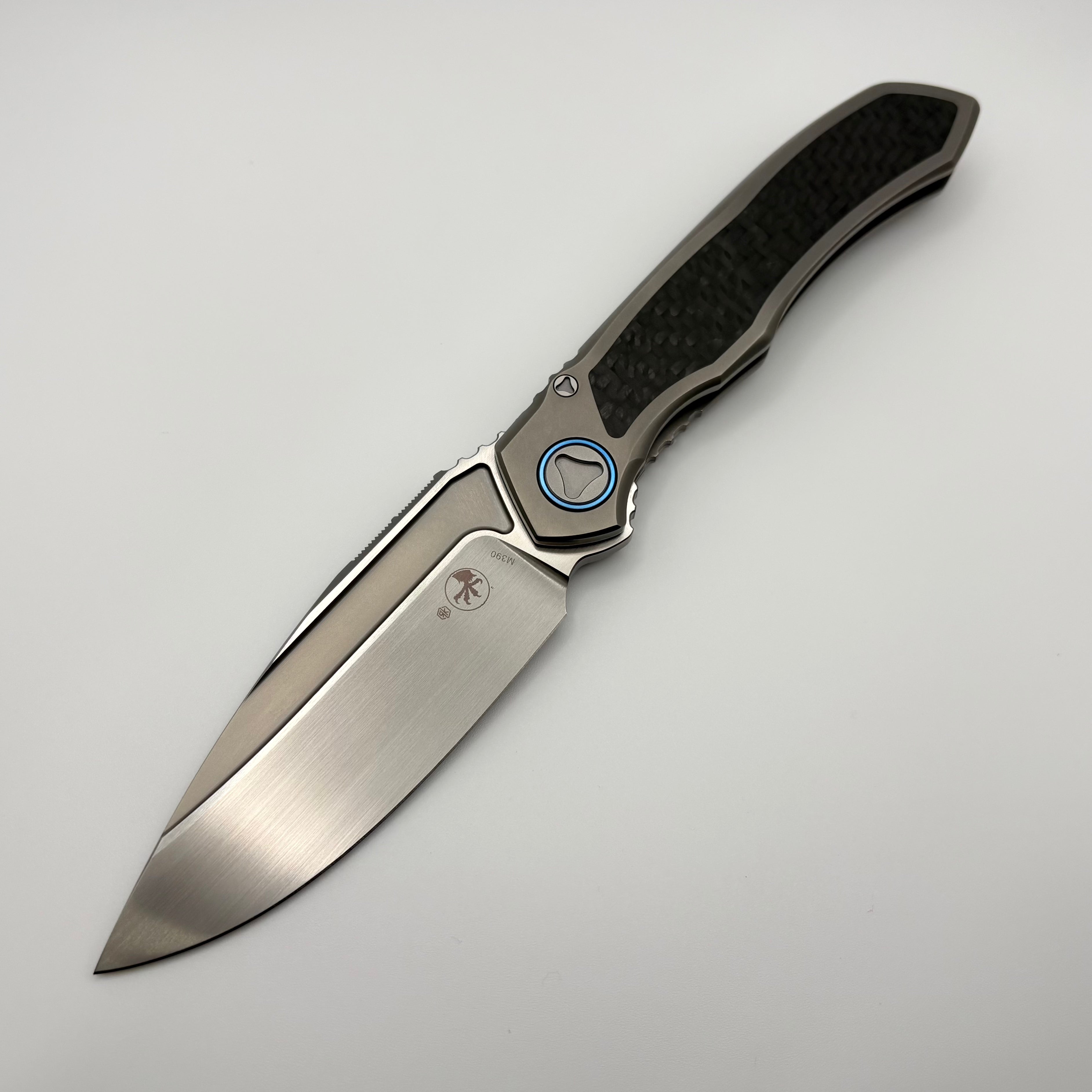 Pre-Owned Microtech ANAX Titanium Integral Hand Rubbed Satin M390 w/ B