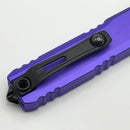 Factory Blem Microtech Ultratech Gen IV D/E Tactical Full Serrated w/ Purple Handle 11224-3PU