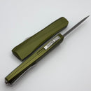 Core Edge USA 0331 Pulsar w/ OD Green Aluminum Handle & D/E Blasted/Satin MagnaCut