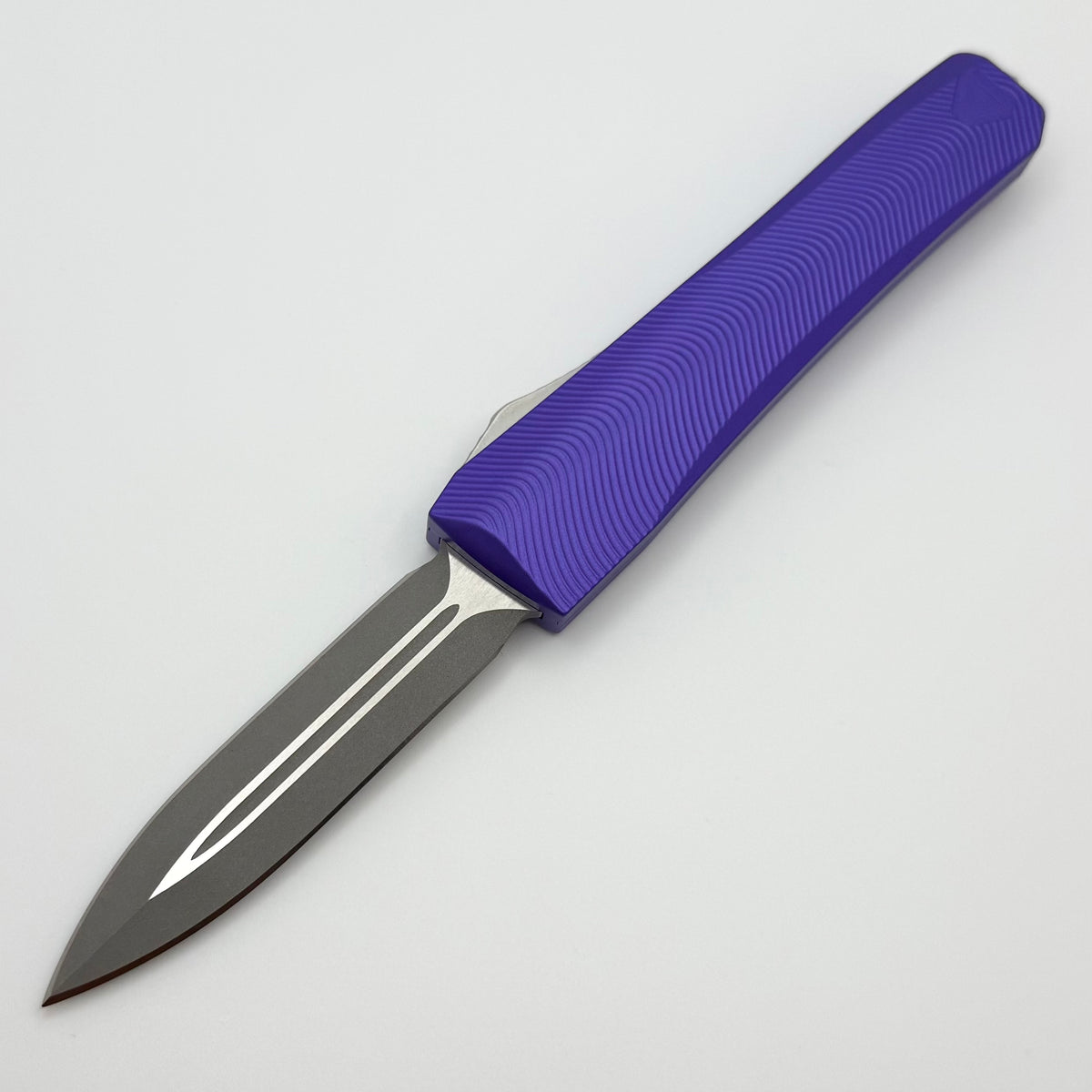 Core Edge USA 0331 Pulsar w/ Purple Aluminum Handle & D/E Blasted/Sati