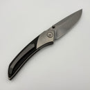 Pre-Owned Poikilo Blade Tuna Mini Standard 1 w/ Titanium Handles & Pearlescent Stonewash M398