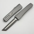 Core Edge USA 0331 Pulsar w/ Natural Aluminum Handle & D/E Tanto Blasted/Satin MagnaCut