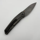 Pre-Owned Poikilo Blade Zen S2 DarkStonewash Titanium Handles w/ Blackened Ti Accents & Dark Stonewash M398