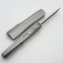 Core Edge USA 0331 Pulsar w/ Natural Aluminum Handle & D/E Tanto Blasted/Satin MagnaCut