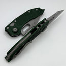 Microtech Borka Stitch Auto w/ Emerald Green Handles & Apocalyptic M390 169-10APEG