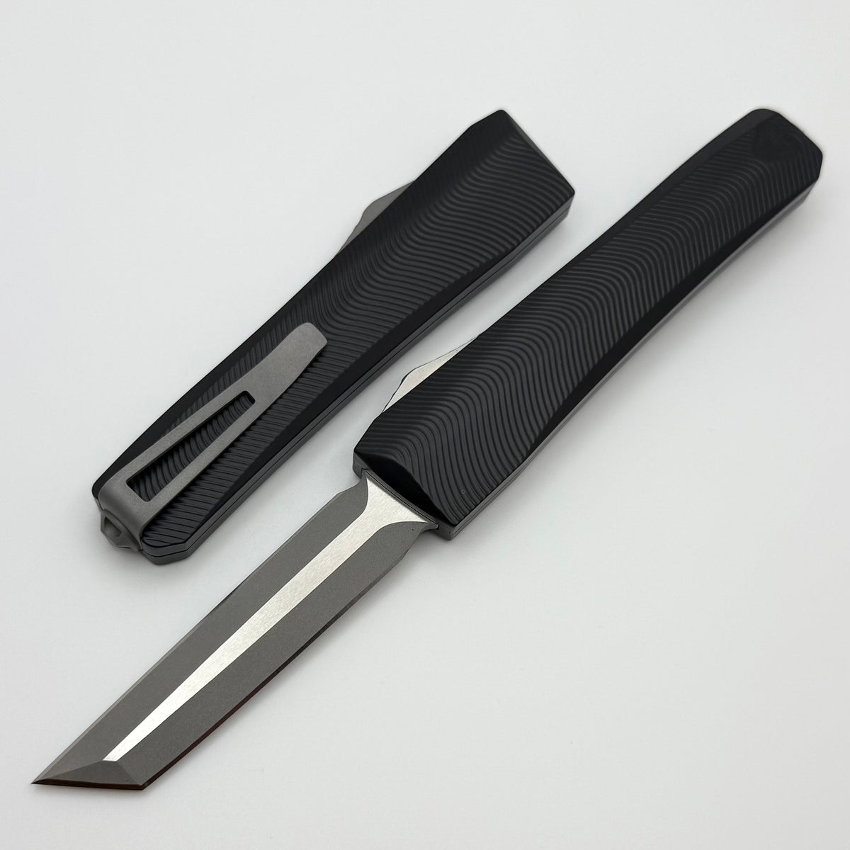Core Edge USA 0331 Pulsar w/ Black Aluminum Handle & D/E Tanto Blasted