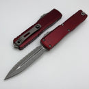 Microtech Ultratech Gen IV D/E Apocalyptic Full Serrated w/ Merlot Handle 11224-12APMR
