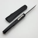 Core Edge USA 0331 Pulsar w/ Black Aluminum Handle & D/E Tanto Blasted/Satin MagnaCut