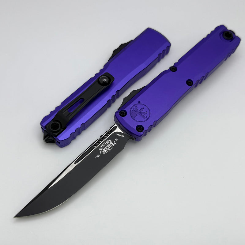 Microtech Ultratech Gen IV S/E Tactical w/ Purple Handle 11214-1PU