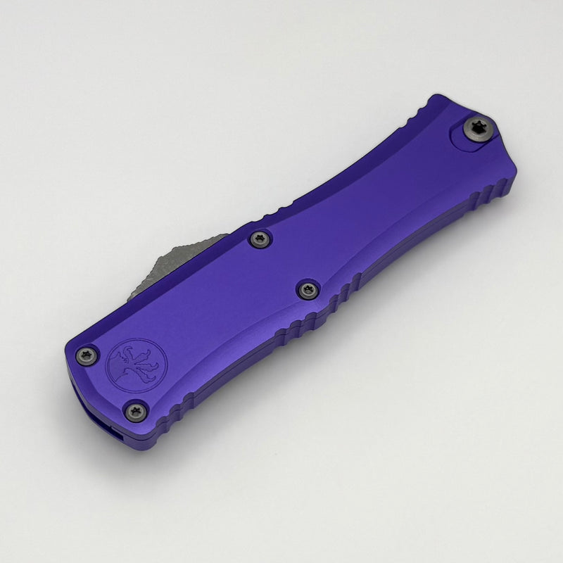 Microtech Knives Mini Hera Apocalyptic S/E M390MK w/ Purple Handle 1703M-10APPU