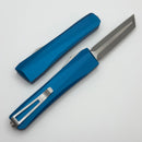 Core Edge USA 0331 Pulsar w/ Blue Aluminum Handle & D/E Tanto Blasted/Satin MagnaCut
