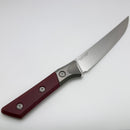 Microtech Boning Knife Merlot G-10/Titanium Bolster Handle w/ Stonewash M390MK 3100B-10MR