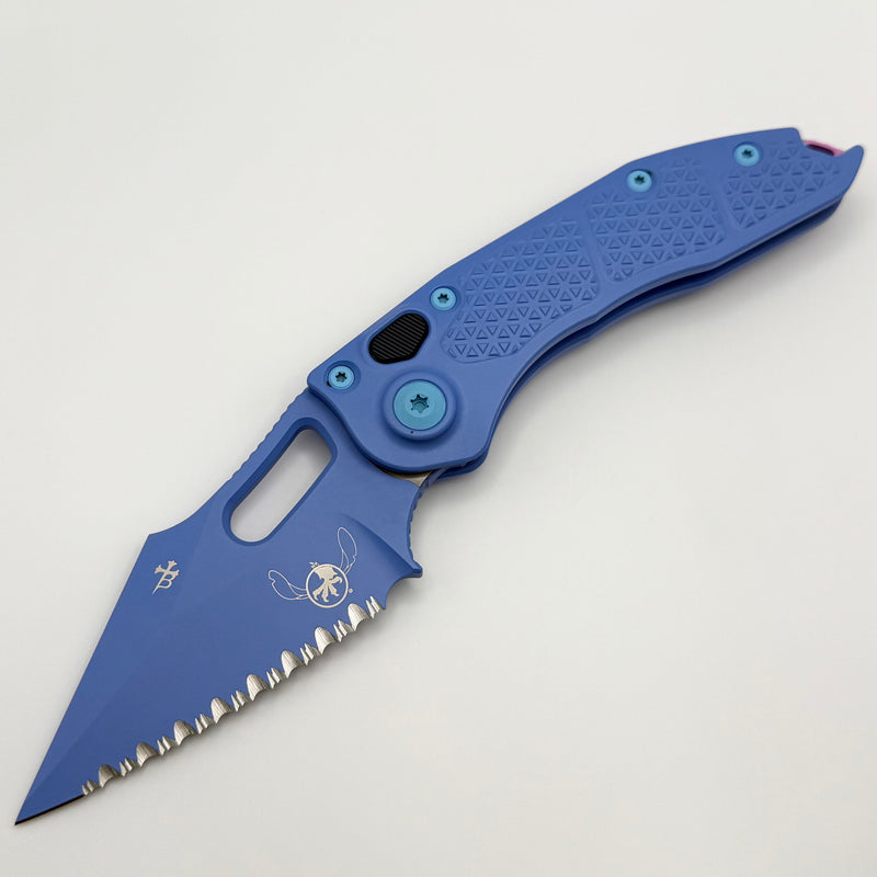 Grenade Blem Microtech Borka Stitch 626 Auto Full Serrated Signature Series 169-3SIS