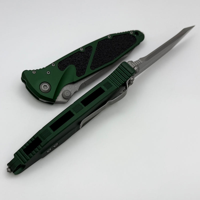 Microtech Socom Elite Tanto M/A Emerald Green Apocalyptic Standard 161-10APEG