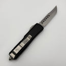 Microtech UTX-85 Hellhound Stonewash Standard & Black S/N