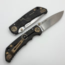 Spartan Blades Harsey Folder Black/Gold Plague Doctor Special Edition w/ 4" MagnaCut