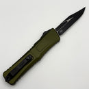 Grenade Blem Microtech Knives Combat Troodon Gen III Black Bowie w/ OD Green Handle 1146-1OD