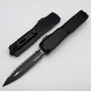 Microtech Ultratech Gen IV D/E Tactical Full Serrated w/ Black Handle 11224-3T