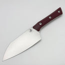 Microtech Santoku 4.2" Merlot G-10 Handle w/ Stonewash M390MK 3300-10MR