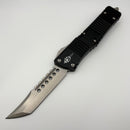 Microtech Combat Troodon Hellhound Stonewash Standard & Black Signature Series S/N