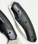 Custom Knife Factory Davless Crystal Ti & ZircuTi w/ CKF Wash S90V ONE KNIFE PER HOUSEHOLD ACROSS ALL VARIATIONS