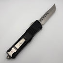 Microtech Combat Troodon Hellhound Stonewash Standard & Black Signature Series S/N