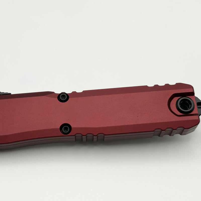 Grenade Blem Microtech Ultratech Gen IV D/E Tactical Standard w/ Merlot Handle 11224-1MR