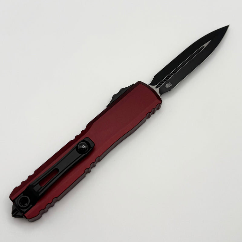 Grenade Blem Microtech Ultratech Gen IV D/E Tactical Standard w/ Merlot Handle 11224-1MR