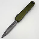 Factory Blem Microtech Ultratech Gen IV D/E Apocalyptic Standard w/ OD Green Handle 11224-10APOD