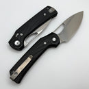Reate Knives PL-XE Black Micarta Handles & Stonewash Nitro-V