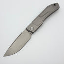 Uldanov Custom Knives Sierra w/ Milled Titanium & MagnaCut Front Flipper