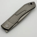 Uldanov Custom Knives Sierra w/ Milled Titanium & MagnaCut Front Flipper